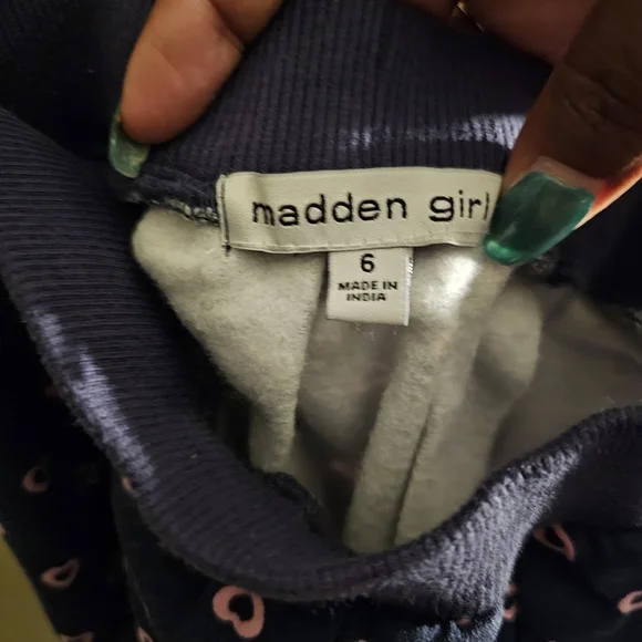 Madden Girl Navy and Pink Kids Matching Set - Picture 8 of 10